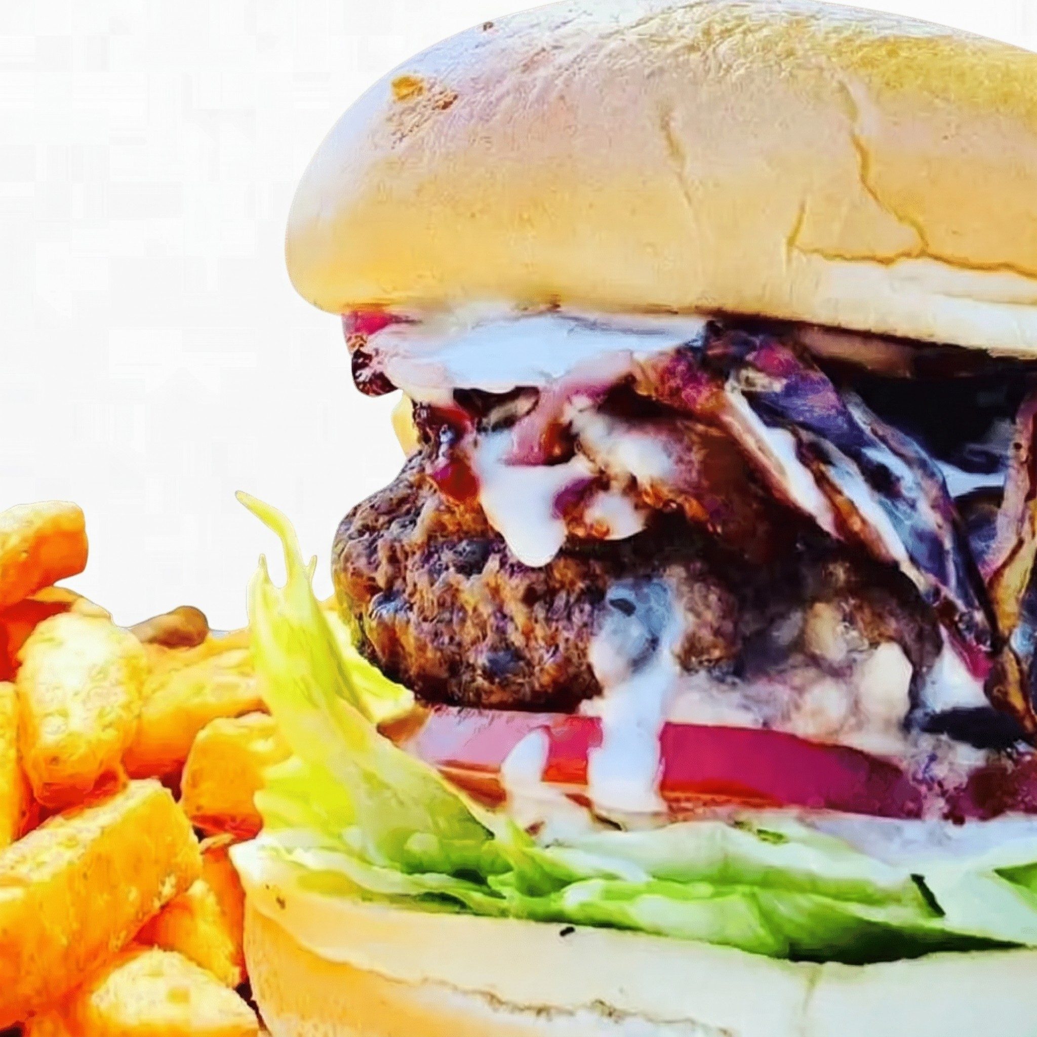 Big Bleu Burger.