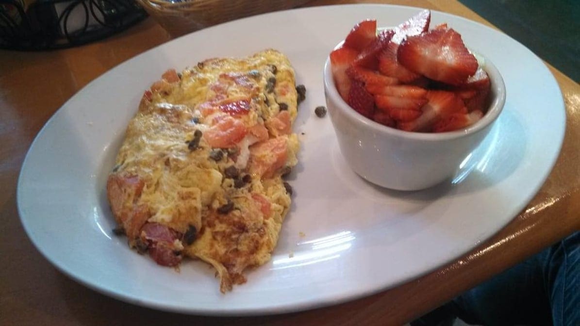Salmon Omelet.