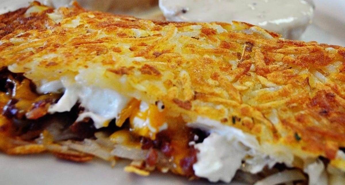 Stuffed Hash Browns.