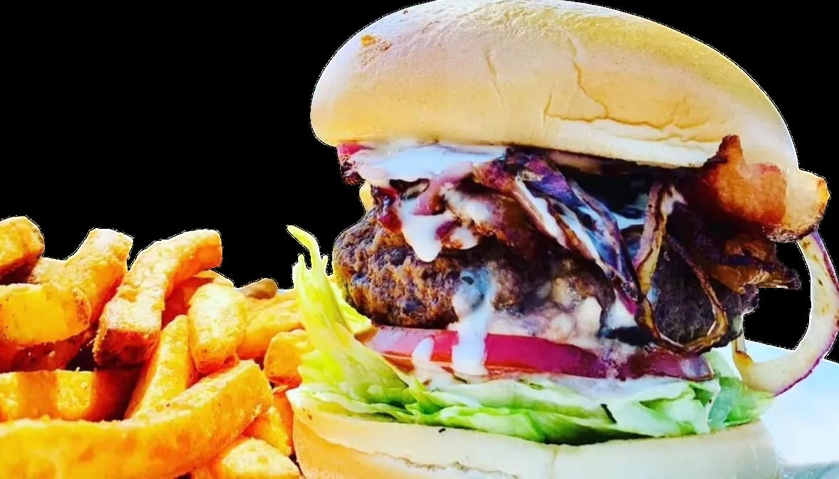Big Bleu Burger.