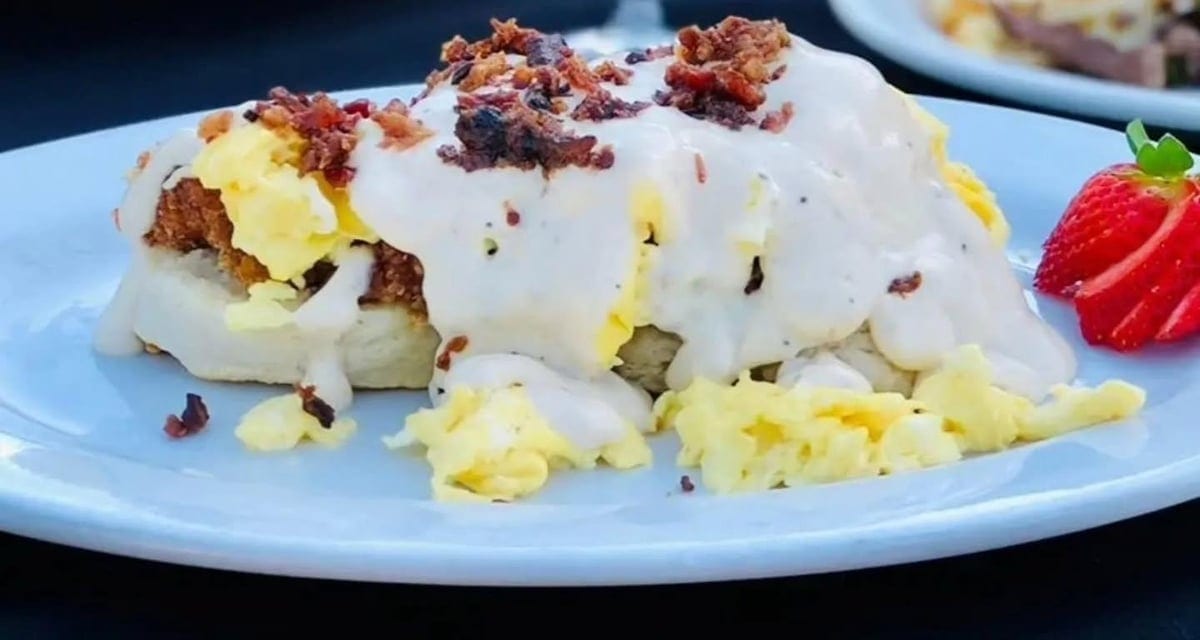 Crispy Chicken and Biscuits.