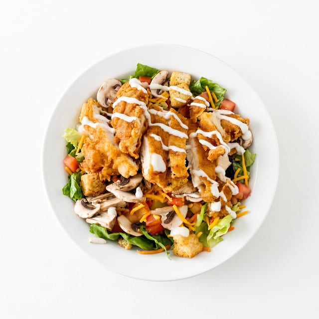 Crispy Chicken Ranch Salad.