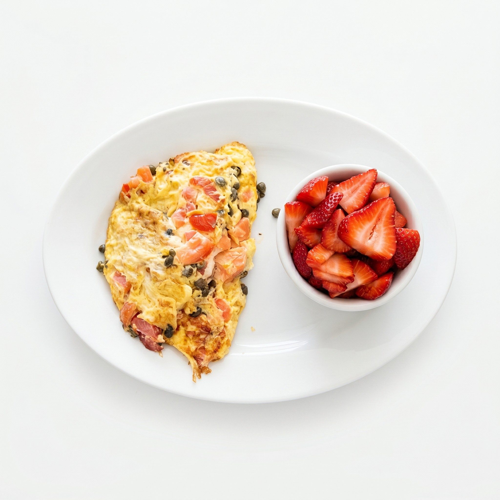 Salmon Omelet.